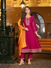 Saheli By Aanchi Vichitra Silk Online Kurti With Bottom Dupatta Wholesale